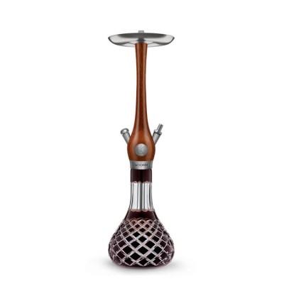 Ναργιλές Wookah Merbau Crystal Color Click Check Brown  - 63cm